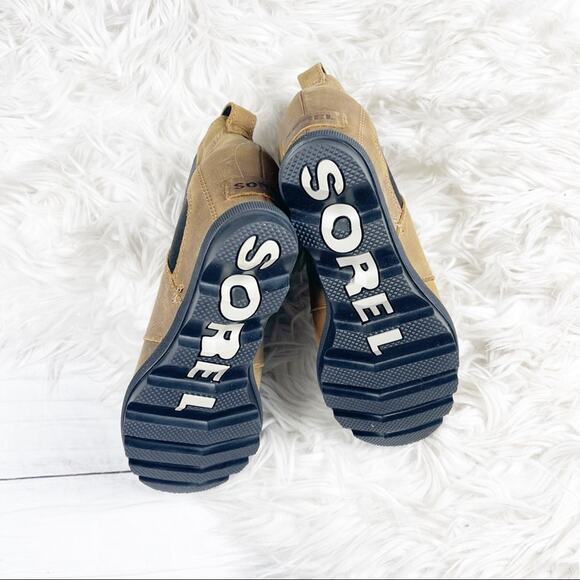 Sorel Joan of Arctic Women's Leather Chelsea Pull On Boot in Brown‎ Size 6 - Picture 6 of 8